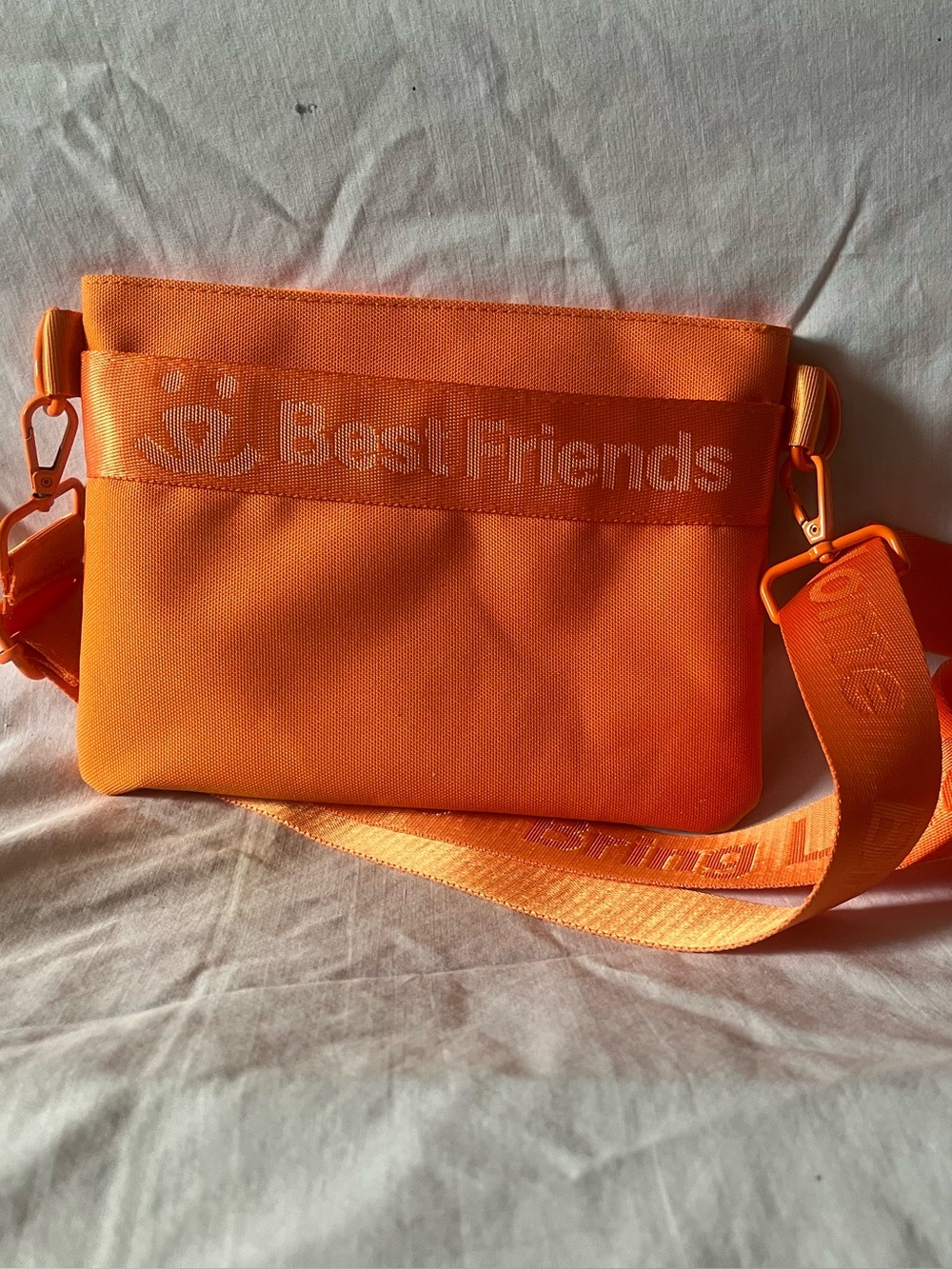 Best Friends Animal Society, Bright Orange Crossbody Sling